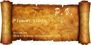 Pippan Viola névjegykártya